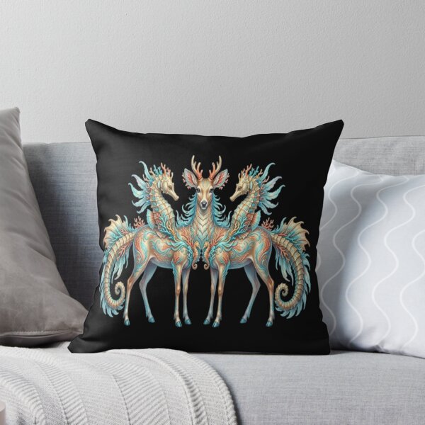 Item preview, Deer Seahorse Hybrid Fantasy Art designed and sold by ROVVI.