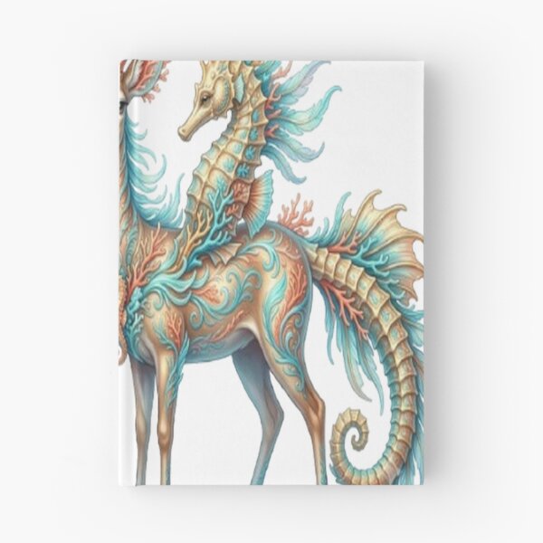 Item preview, Deer Seahorse Hybrid Fantasy Art designed and sold by ROVVI.