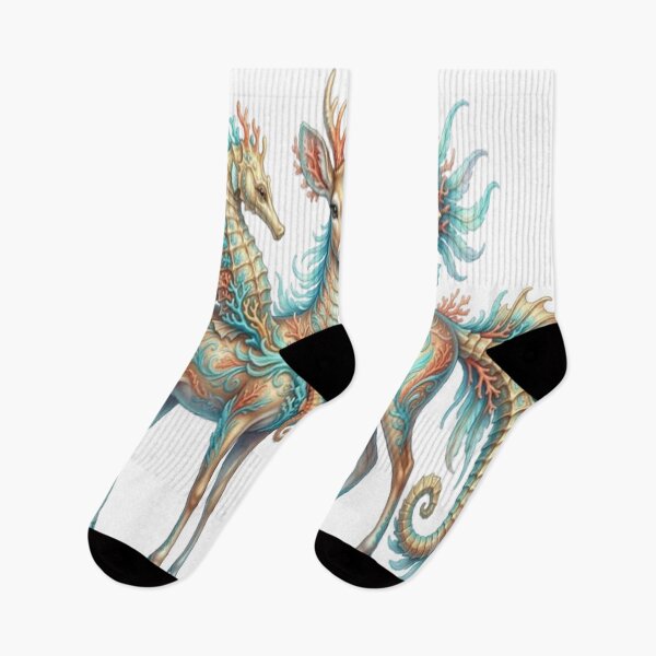 Item preview, Deer Seahorse Hybrid Fantasy Art designed and sold by ROVVI.