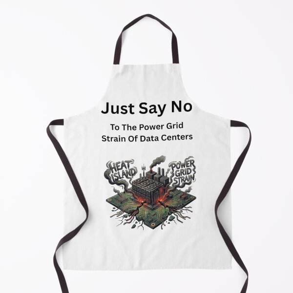 Item preview, Just Say No to the Power Grid Strain of Data Centers designed and sold by Tws-Tees.