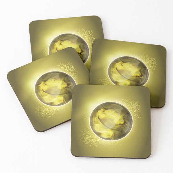 Item preview, FF7 - Yellow Command Materia designed and sold by zsdezigns.