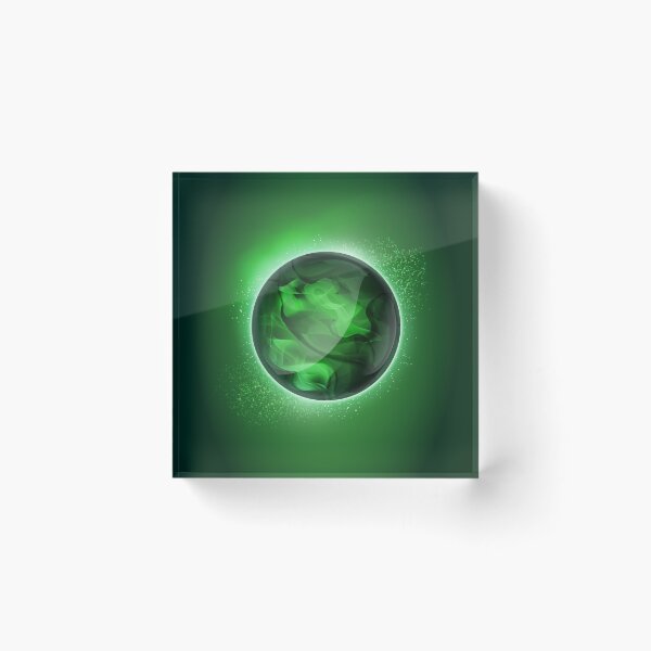 Item preview, FF7 - Green Magic Materia designed and sold by zsdezigns.