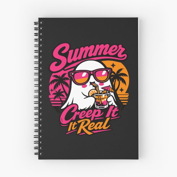 Item preview, Creep It Real Cute Ghost Summer Goth Tropical Beach designed and sold by Simon-Art-Land.