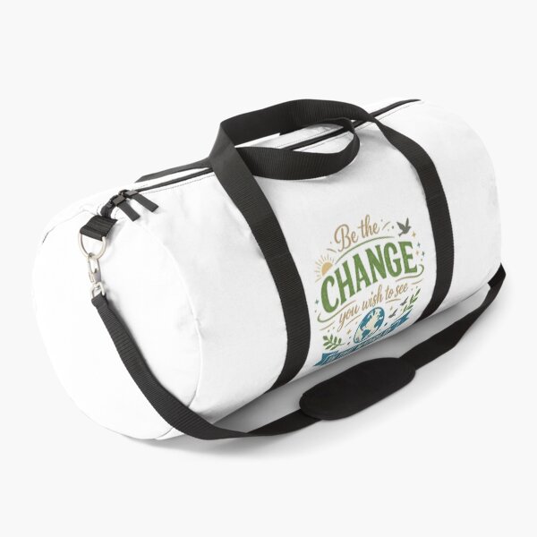 Item preview, Be the Change Inspirational Typography Design designed and sold by LiveLoveLearnBubble.