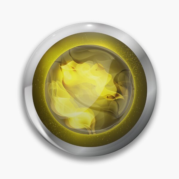 Item preview, FF7 - Slotted Yellow Command Materia designed and sold by zsdezigns.