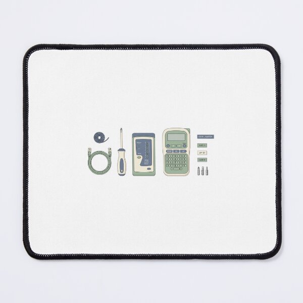 Item preview, Homelab Toolkit Flatlay - Sysadmin Essentials Illustration designed and sold by Node & Switch.