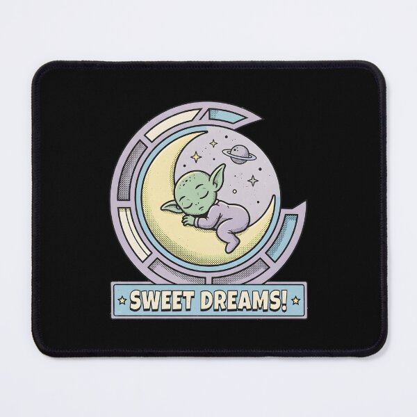 Item preview, Sleeping Baby Alien on Moon Retro Space Graphic designed and sold by DuckOddity.