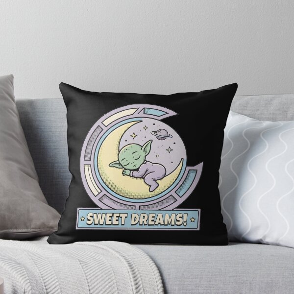 Item preview, Sleeping Baby Alien on Moon Retro Space Graphic designed and sold by DuckOddity.