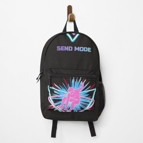 Item preview, Send Mode Neon Skater Synthwave Design designed and sold by vybrex ©.