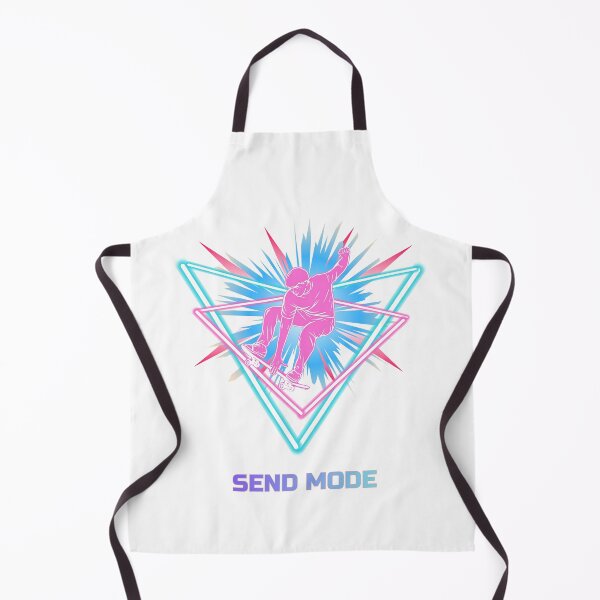 Item preview, Send Mode Neon Skater Synthwave Design designed and sold by vybrex ©.