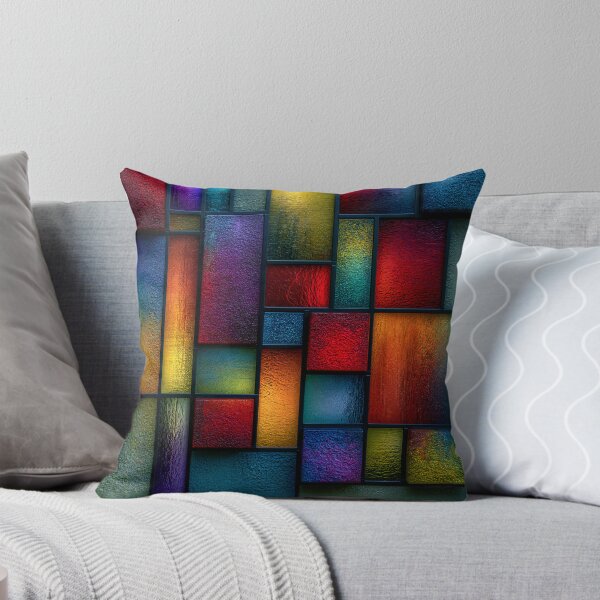 Item preview, Stained glass color blocks designed and sold by Neural Brushstrokes.