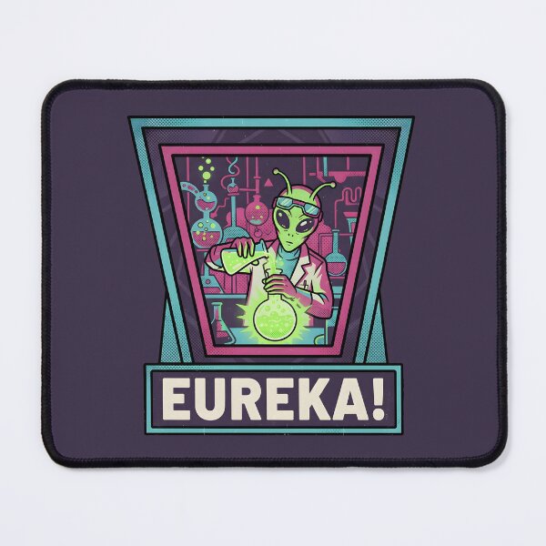 Item preview, Alien Scientist Eureka Retro Laboratory Graphic designed and sold by DuckOddity.