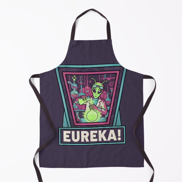 Item preview, Alien Scientist Eureka Retro Laboratory Graphic designed and sold by DuckOddity.