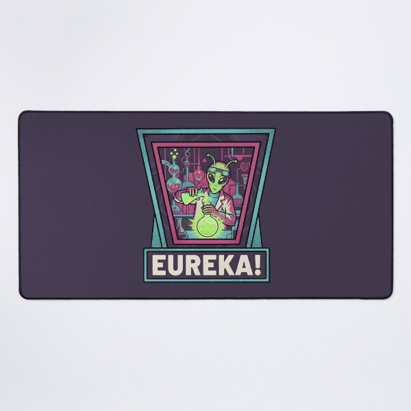 Item preview, Alien Scientist Eureka Retro Laboratory Graphic designed and sold by DuckOddity.