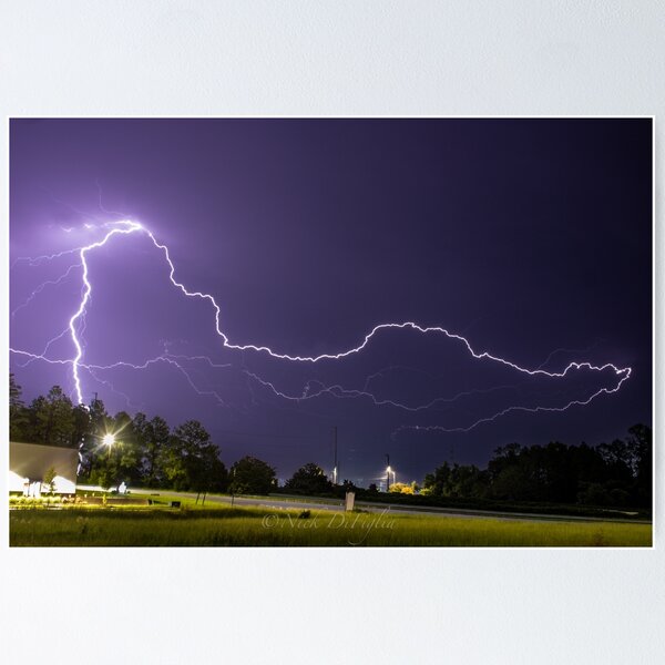 Item preview, Electric Sky On The Georgia Alabama Border designed and sold by mesotography.