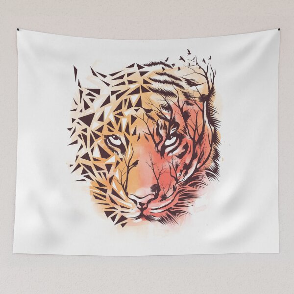 Item preview, Geometric Tiger designed and sold by Dan Elijah Fajardo.