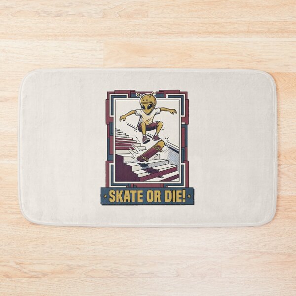 Item preview, Retro Skateboarding Alien Kickflip Graphic designed and sold by DuckOddity.