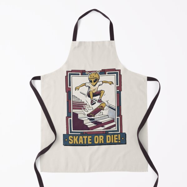 Item preview, Retro Skateboarding Alien Kickflip Graphic designed and sold by DuckOddity.