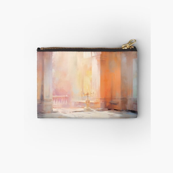 Item preview, Sunlit Grand Hall with a Golden Candelabrum designed and sold by AniDragonfly.