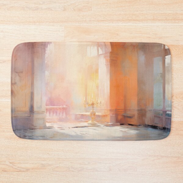 Item preview, Sunlit Grand Hall with a Golden Candelabrum designed and sold by AniDragonfly.