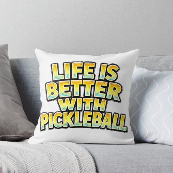 Item preview, Life Is Better With Pickleball – Hand Drawn Childlike Typography designed and sold by Mac Sketches.