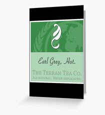 Fictional Brew - Earl Grey, Hot. Greeting Card