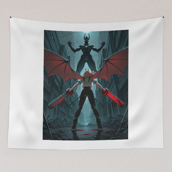Item preview, Digital Art - Menacing Female Figure, Dark Futuristic Urban Scene designed and sold by AnimeShin.