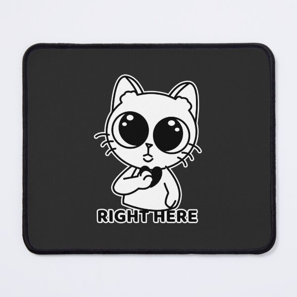Item preview, Right Here Cat | Cute Cartoon Cat Meme designed and sold by Mammoths.