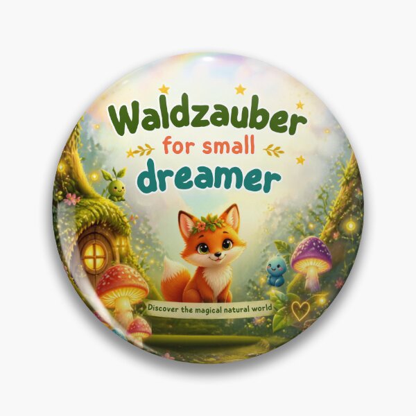 Item preview, Forest Magic for Small Dreamers – Cute Fantasy Fox in Enchanted Woodland designed and sold by DervoTeck2767.