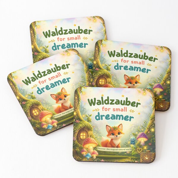Item preview, Forest Magic for Small Dreamers – Cute Fantasy Fox in Enchanted Woodland designed and sold by DervoTeck2767.