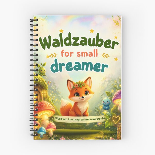 Item preview, Forest Magic for Small Dreamers – Cute Fantasy Fox in Enchanted Woodland designed and sold by DervoTeck2767.