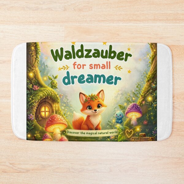 Item preview, Forest Magic for Small Dreamers – Cute Fantasy Fox in Enchanted Woodland designed and sold by DervoTeck2767.