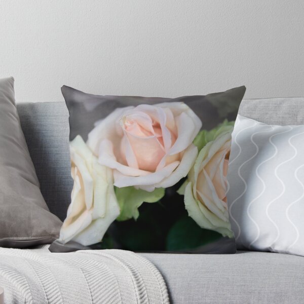 Item preview, Three pink roses on beige background designed and sold by olena2552.
