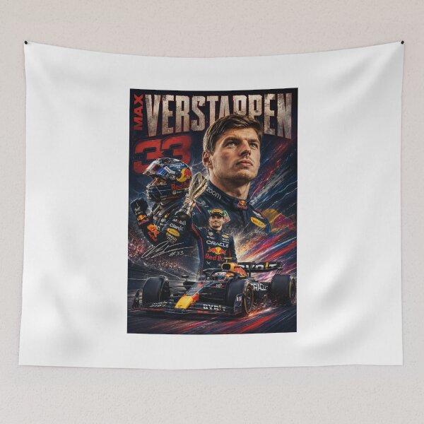 Aperçu de l'œuvre Max Verstappen - F1 créée et vendue par JC's Cards & More.