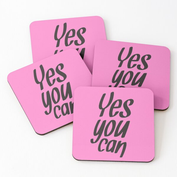 Item preview, Yes You Can Minimalist Cursive - Aesthetic Motivational Sticker designed and sold by Scro-Ciob-Shop.