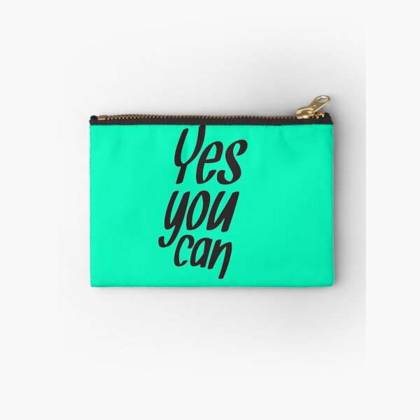 Item preview, Yes You Can Minimalist Cursive - Aesthetic Motivational Sticker designed and sold by Scro-Ciob-Shop.