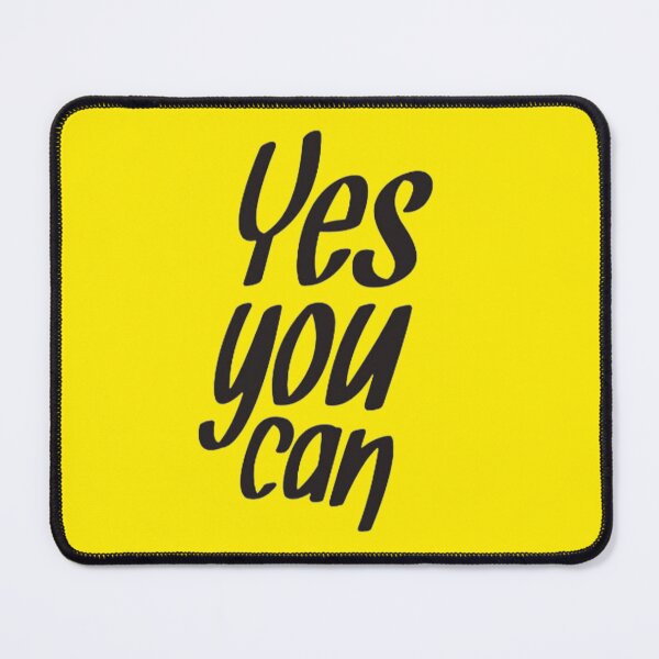 Item preview, Yes You Can Minimalist Cursive - Aesthetic Motivational Sticker designed and sold by Scro-Ciob-Shop.
