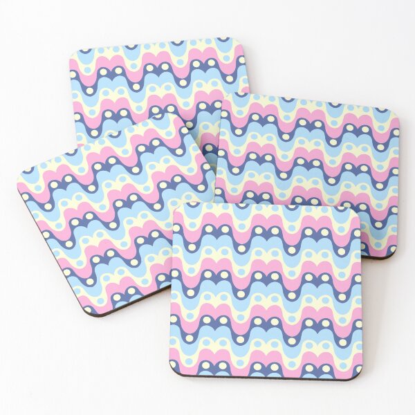 Item preview, Retro Waves – Playful Pastel Wavy Stripe Pattern Design designed and sold by BuckaBaby.