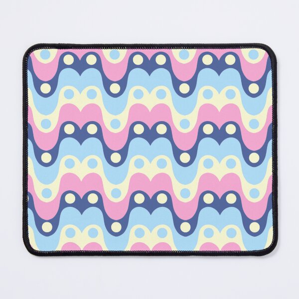 Item preview, Retro Waves – Playful Pastel Wavy Stripe Pattern Design designed and sold by BuckaBaby.
