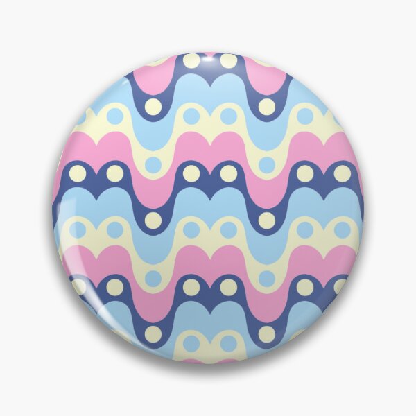 Item preview, Retro Waves – Playful Pastel Wavy Stripe Pattern Design designed and sold by BuckaBaby.
