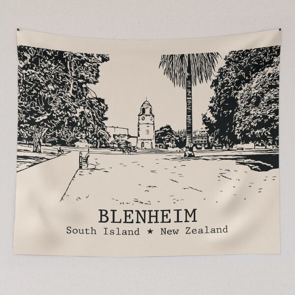 Item preview, Blenheim NZ - Vintage Ink Cityscape designed and sold by Lakeric.
