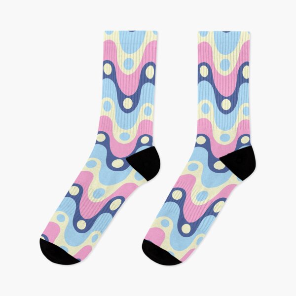 Item preview, Retro Waves – Playful Pastel Wavy Stripe Pattern Design designed and sold by BuckaBaby.
