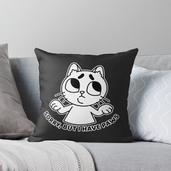 Item preview, Sorry But I Have Paws Cat | Cute Funny Cat Design designed and sold by Mammoths.