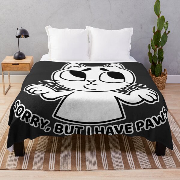 Item preview, Sorry But I Have Paws Cat | Cute Funny Cat Design designed and sold by Mammoths.
