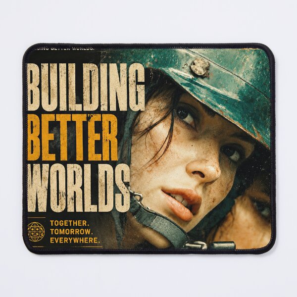 Item preview, Building Better Worlds designed and sold by PlanetBPop.