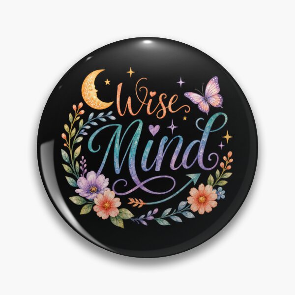 Item preview, Wise Mind DBT Mental Health Therapy Reminder Sticker designed and sold by ArcanePrintsxo.