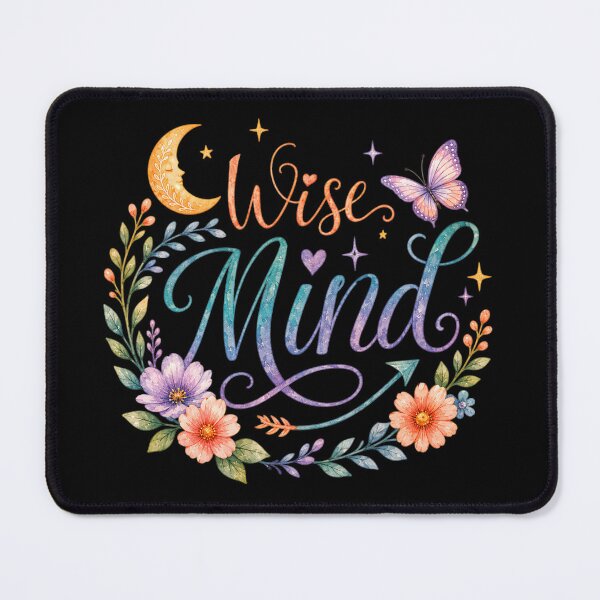Item preview, Wise Mind DBT Mental Health Therapy Reminder Sticker designed and sold by ArcanePrintsxo.