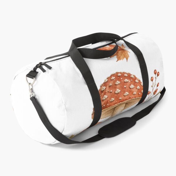 Item preview, Mushrooms in Autumn Leaves — Cozy Fall Cottagecore Art designed and sold by DreamelleStudio.