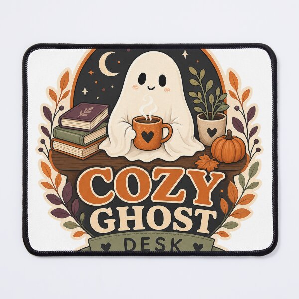Item preview, Cozy Ghost Desk Season designed and sold by houseoflushella.