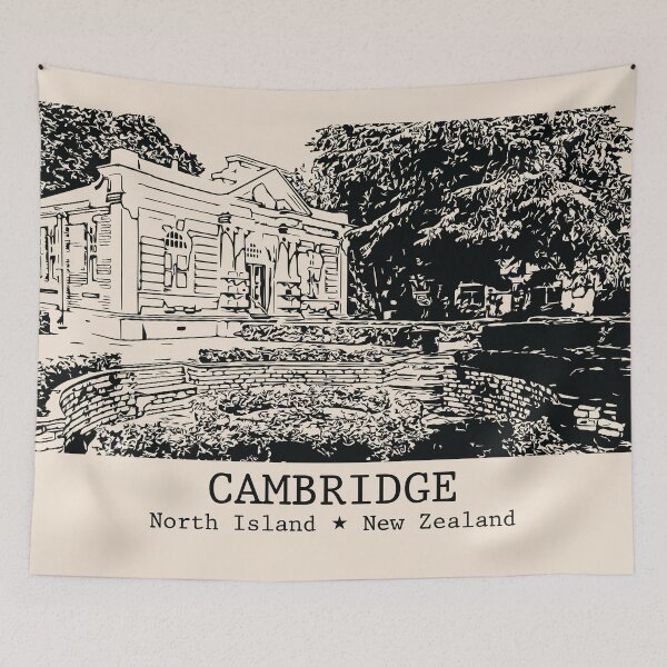 Item preview, Cambridge NZ - Vintage Ink Cityscape designed and sold by Lakeric.